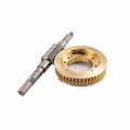 ISO/RoHS passed brass/bronze/stainless steel long worm gear shafts,helical gear shaft,transmission gear and shaft